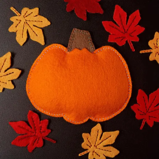 John Bead GoodFelt 8.5x11in Beading Foundation, 100 Pieces Orange {3}