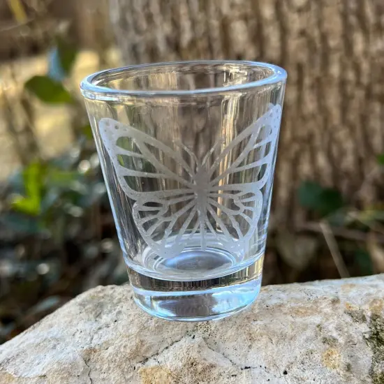 2oz Monarch Shotglass LASER {3}