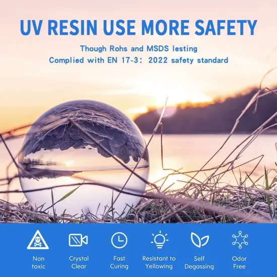 100g/3.5oz UV ResinClear Hard Type One Minute Fast Curing Transparent Ultraviolet Curing UV Resin for Craft Decoration DIY Earring Pendant Seal Jewelry Making {6}