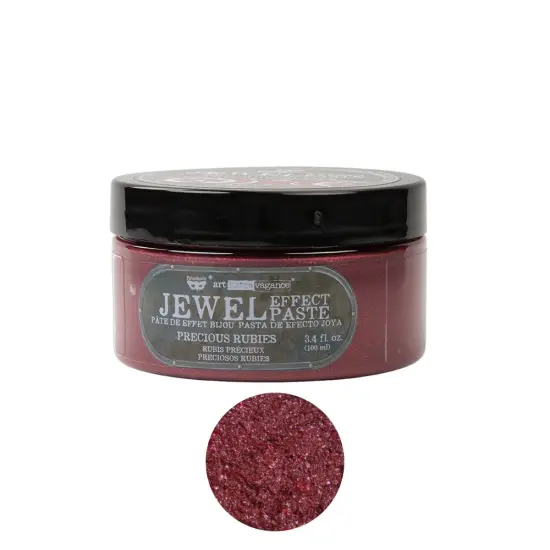 Art Extravagance - Jewel Texture Paste - Precious Rubies - 1 jar, 3.4 fl oz (100 ml) {1}