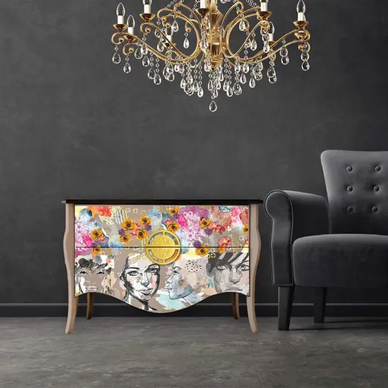 Decor Transfers&reg; 24x35 - Cece In Truth, Beauty - total sheet size 24"x35", cut into 2 sheets {2}