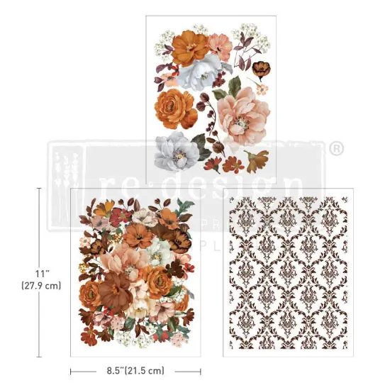 Decor Transfers® 8.5x11 - Classic Peach - 3 sheets, 8.5"x11" {1}