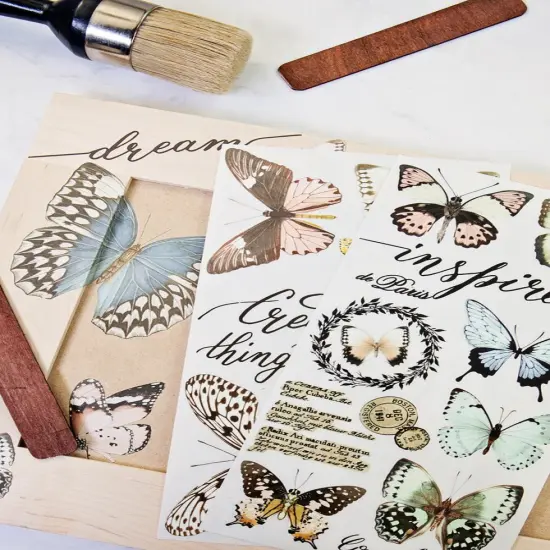 Small Transfers - Papillon Collection - 3 sheets, 6"x12" {4}