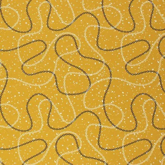 Chain Link Speckles Printed Spandex Fabric {1}