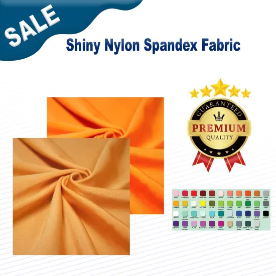 Shiny Nylon Spandex Fabric Neon P UV/B Reactive {2}