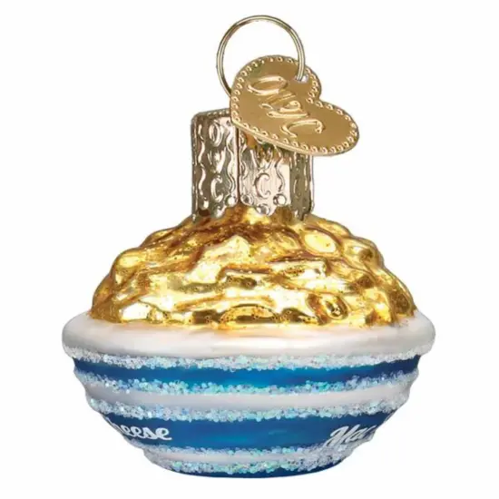 Old World Christmas 1.5 Inch Mini Mac & Cheese Christmas Tree Ornament , Ornament Noodles Multicolored {2}
