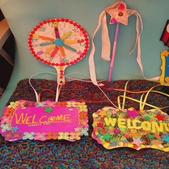 12PCS Unfinished Wood Crafts {5}