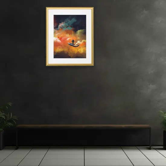 Gold Display Frame 16x20" &ndash; Lightweight, Easy to Hang {2}