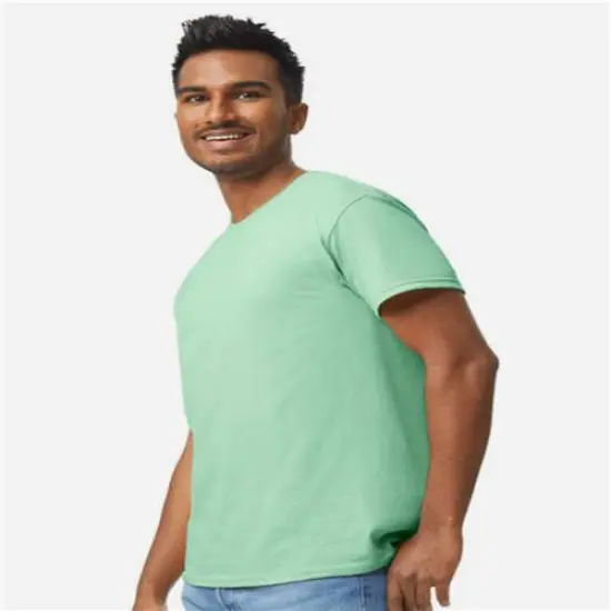 Classic Heavy Cotton T-Shirt for Adults Durable & Comfortable Lime {6}