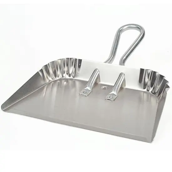 Amaroq Aluminum Stays-Flat Dustpan Lightweight Rust-Proof Aluminum Large 16" Wide {1}