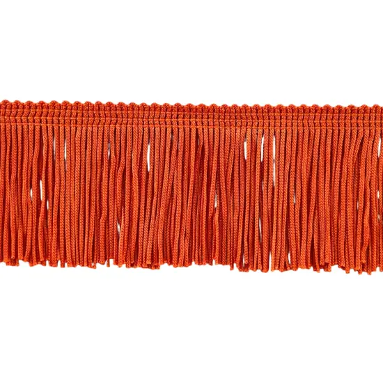 5 Yards of 2" Chainette Fringe Trim | 5 yard cut Rust {1}