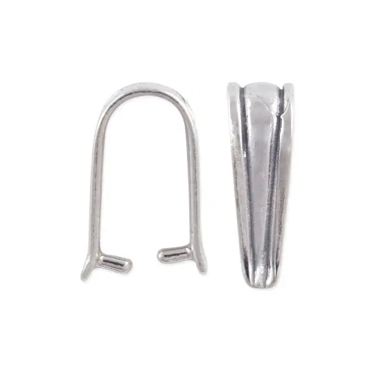 B&B Benbassat Ice Pick Bail 13x5mm Sterling Silver (1-Pc) {1}