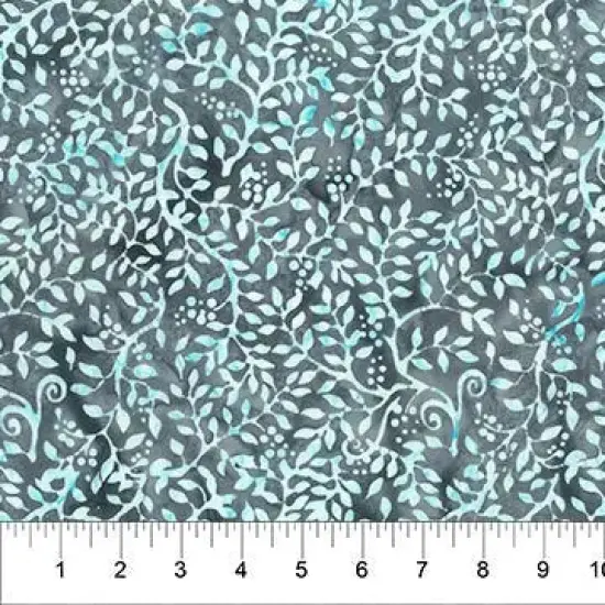 Banyan 83182-92 GARDEN SPIRIT Leafy Vine - Smoke 45" Fabric Per Yard {1}