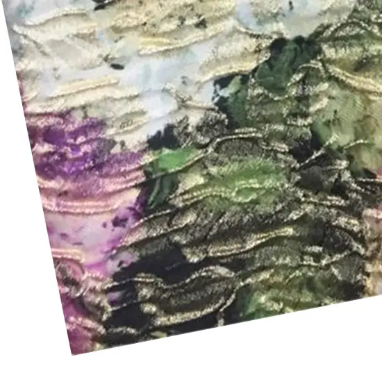 1 Yard Silk Lame Crinkle Print Fabric for Dresses and Evening Wear 44/45 Inches Wide {5}