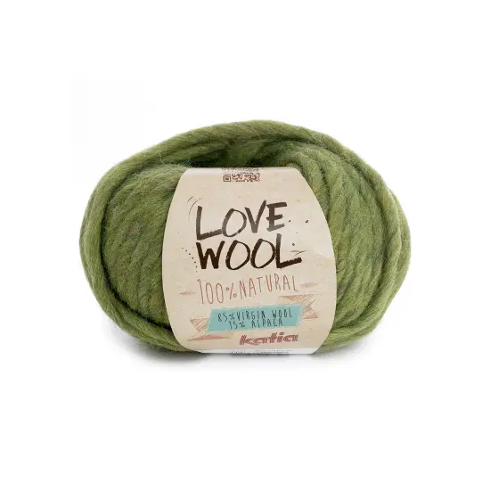 Katia Love Wool Premium Wool Alpaca Yarn Pistachio {1}
