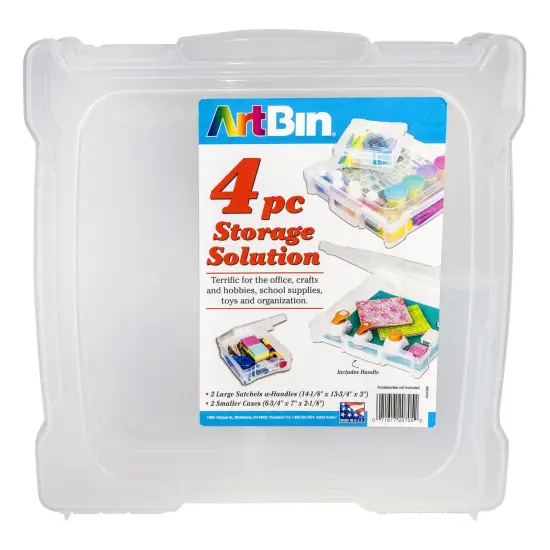 ArtBin 4-Piece Storage Solution-Stackable {1}