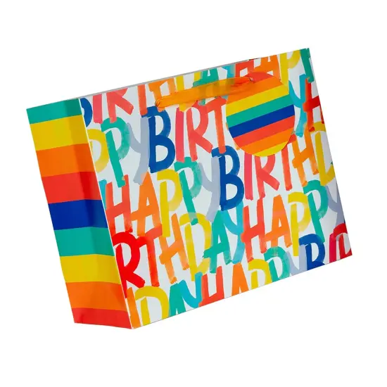 Patterned Gift Bags 8" X 4" X 10" Versatile Gift Wrapping Bags {4}