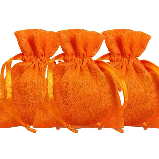 4" x 5" Muslin Favor Bags Natural and Colored {4}