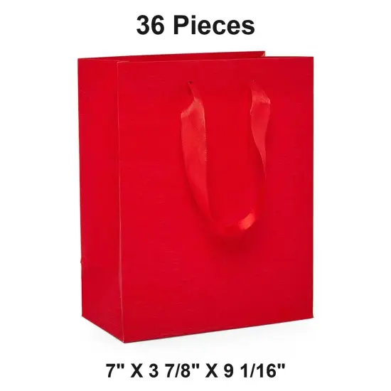 Metallic Euro Totes Brushed Finish 7'' X 3 7/8'' X9 1/16'' {1}