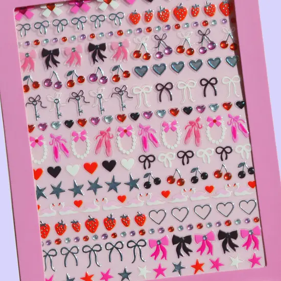 COQUETTE NAIL ART STICKERS {4}