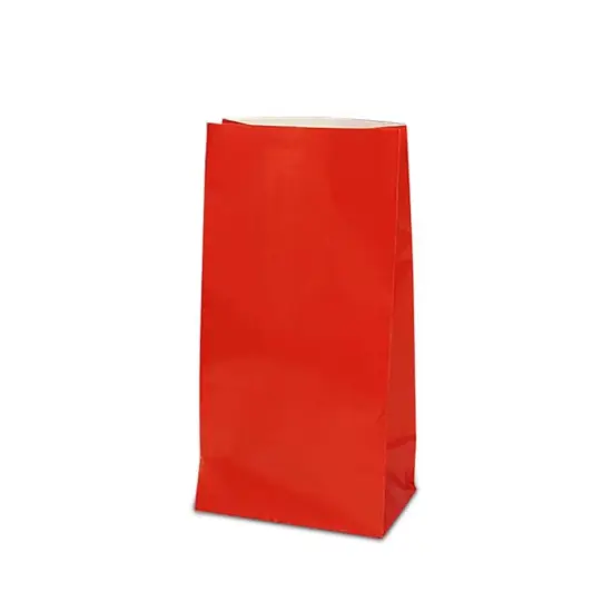 Colored Paper Party Bags 5'' x 3 1/8'' x 9 5/8'' Packs {2}