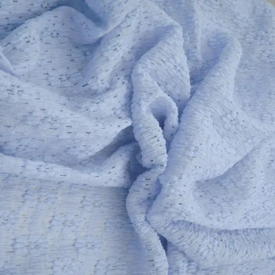 1 Yard Ditsy Floral Lace Fabric, 52/53&Prime; Wide Nylon Cotton Spandex Blend SAGE {2}