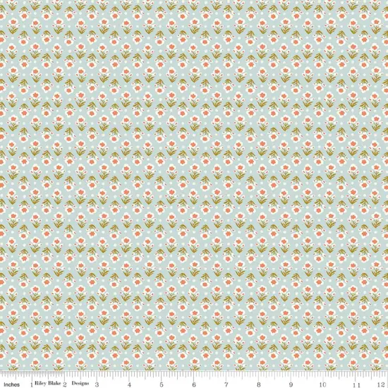 Posy Breeze in B (01667410b) | Botanist's Walk | Liberty Fabrics | Riley Blake {1}