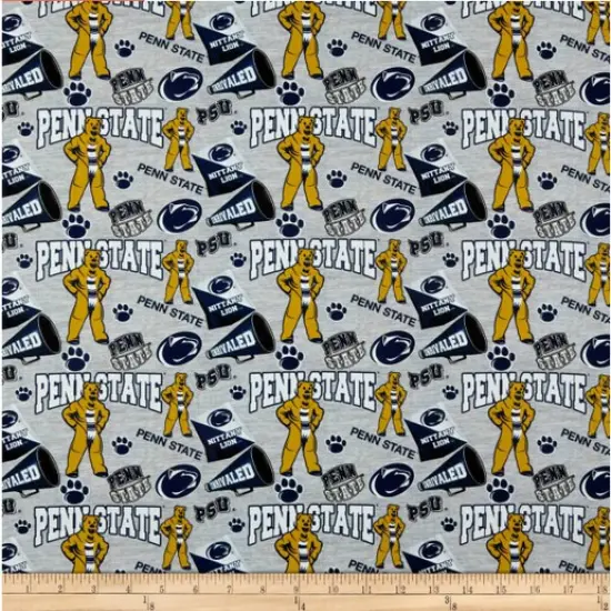 Licensed NCAA Penn State University Mascot PS-1164 Cotton Fabric by the Yard {1}