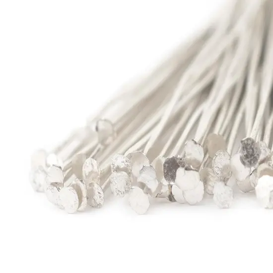 The Bead Chest Silver 21 Gauge 2.5 Inch Head Pins (Approx 100 pieces) {1}