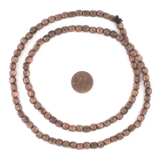 The Bead Chest Antiqued Copper Rounded Rectangle Beads (6x5mm) {2}