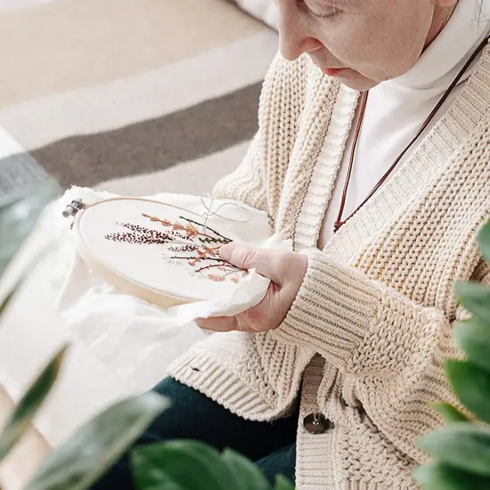 Caydo 6 Pieces Embroidery Hoop Set Circle Cross Stitch Hoop Ring 4 inch to 10 inch for Embroidery and Cross Stitch {5}