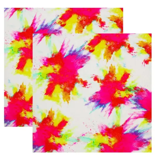 Paintball Splatter Printed Spandex Fabric Multicolor {3}