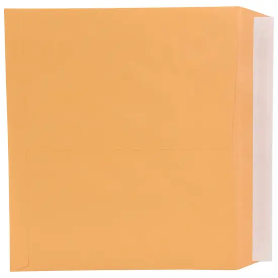 School Smart Kwik-Tak Envelopes, 9 x 12 Inches, 28 lb, Kraft Brown, Box of 100 {1}