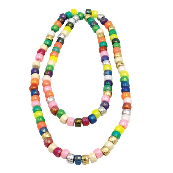 Dixon Metallic 6mm Pony Beads - 1,500 Pieces {3}