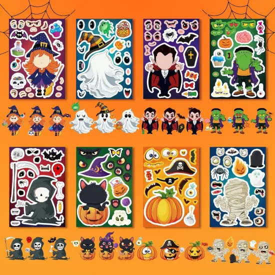 Make a Face Stickers - 32 Sheets {2}