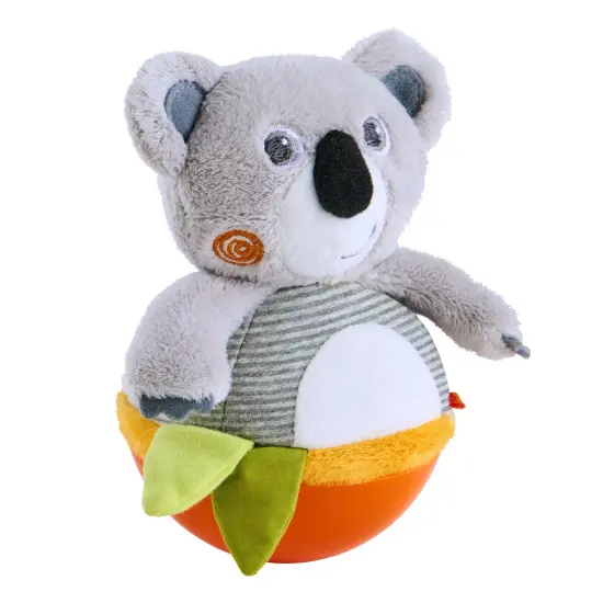 HABA Roly Poly Koala Wobbly Animal Chiming Baby Sensory Toys for Tummytime, Ideal Baby Toy for 6 Months+ Multicolor {1}