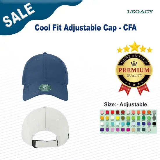 LEGACY&reg; Cool Fit Adjustable Cap Blue Steel {3}
