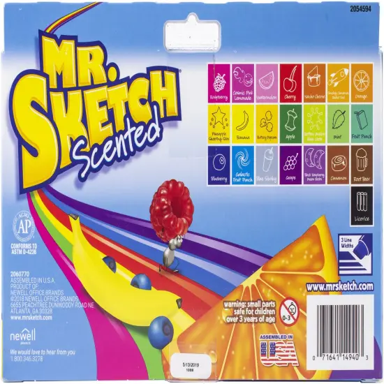Mr.Sketch Scented Marker Set 22/Pkg-Chisel {4}