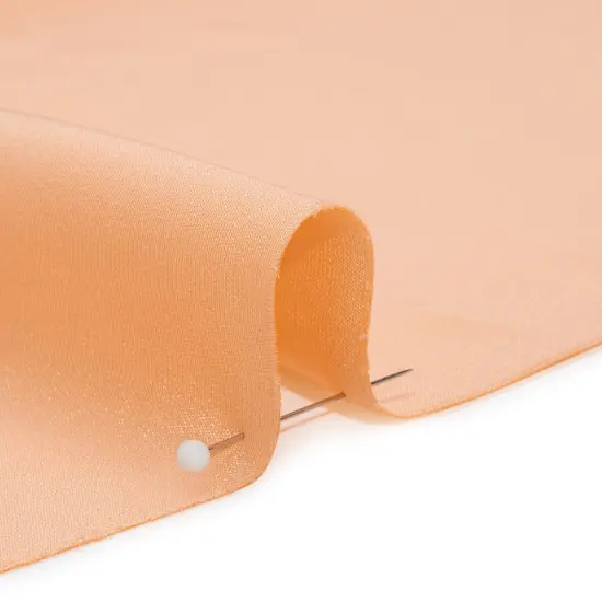 1 Yard Peach Silk 4 Ply Crepe 44" Wide Premium Luxury Fabric {2}