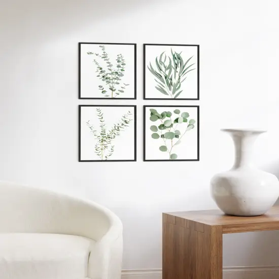 Haus and Hues Botanical Prints Set of 4 Eucalyptus leaves {5}