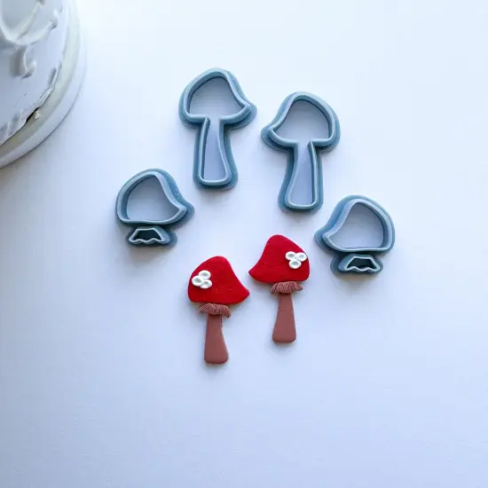 MUSHROOM BUILDER SET | GARDEN | CLAY CUTTER {1}