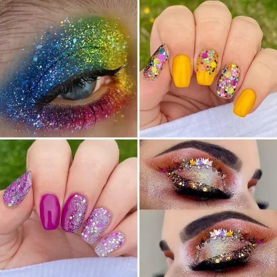 Holographic Chunky Glitter Set {5}