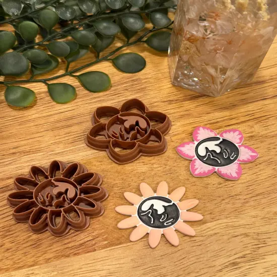 CAT FLOWERS | SUMMER SOLSTICE | CLAY CUTTERS {3}