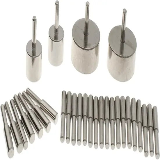 The Beadsmith Wig-Jig Peg Kit &ndash; 30pc Metal Pegs and Rounds in 2 Sizes Each w/Storage Case, Use w/Wig-A-Ma-Jig Deluxe {2}