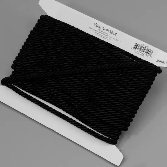 5 yards of Rebekah 1/4" Twisted Cord Trim | 5 yard cut Navy Blue {3}