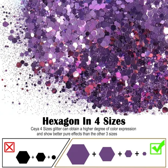 African Violet Craft Glitter Powder {6}