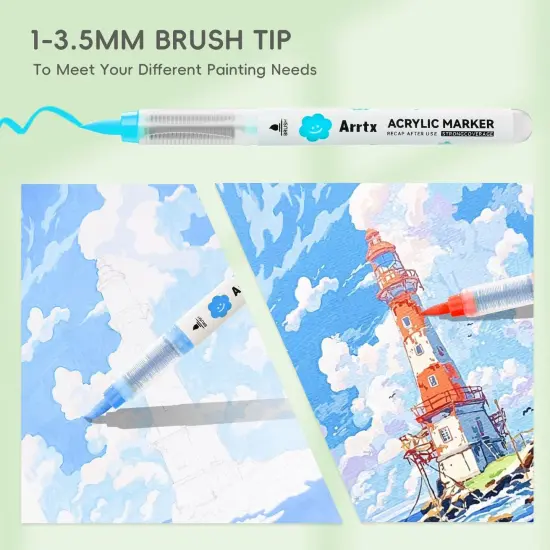 36 Colors Acrylic Paint Pens {2}