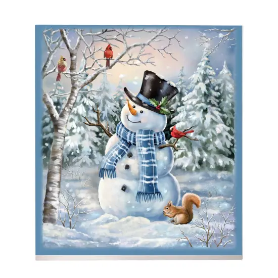 Collections Etc Winter Snowman Kitchen Dishwasher Magnet {2}