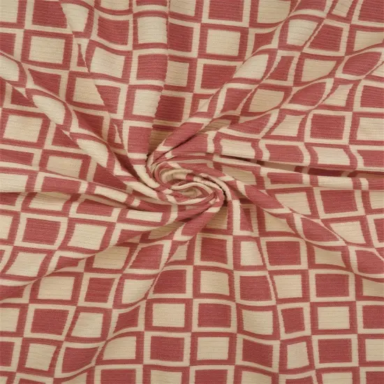 1 Yard Geo Checker 4X2 Yummy Rib Knit Fabric Stretch 58/60 Inches Wide SAGE DK {2}