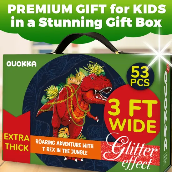 2x3 FT Shaped Giant Puzzles for Kids Ages 3-6 | T-Rex {2}